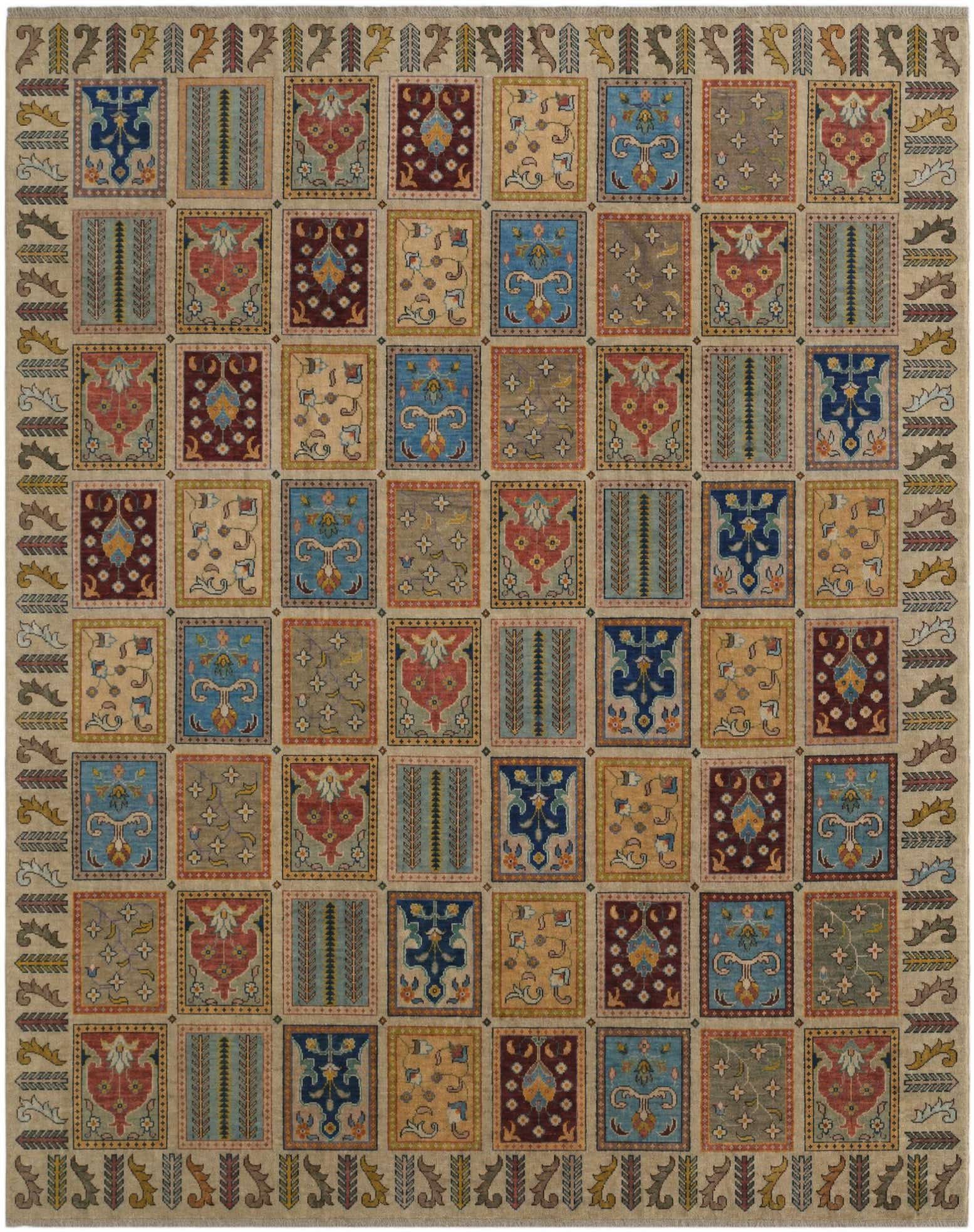 8' 3 x 10' 3 Hand Knotted Ziegler Rug
