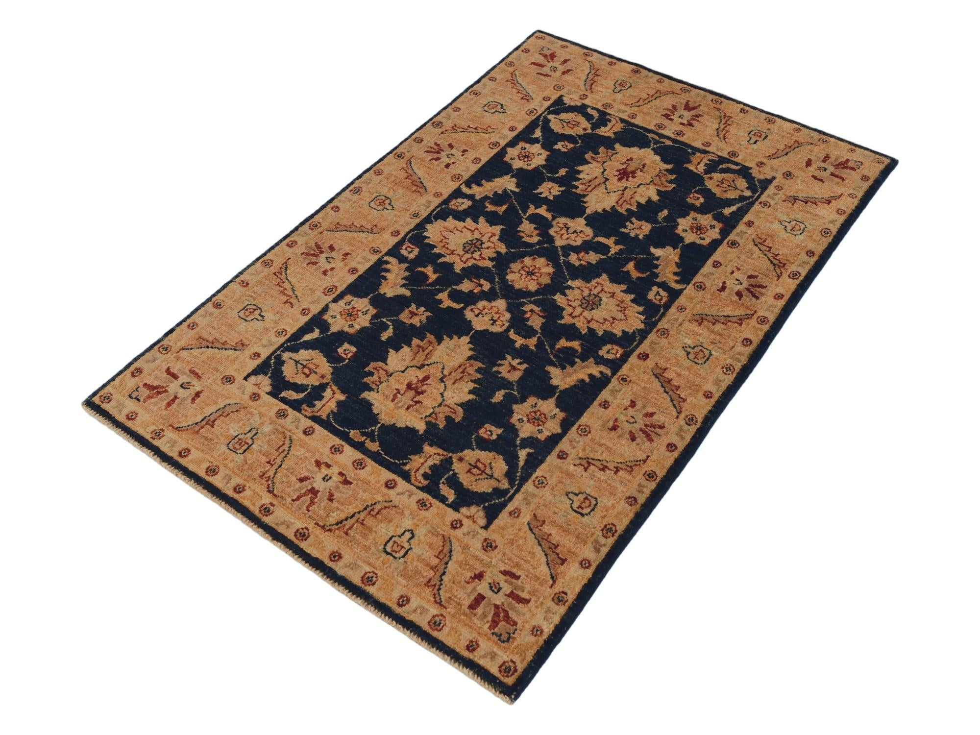 2' 7 x 4' Hand Knotted Ziegler Rug