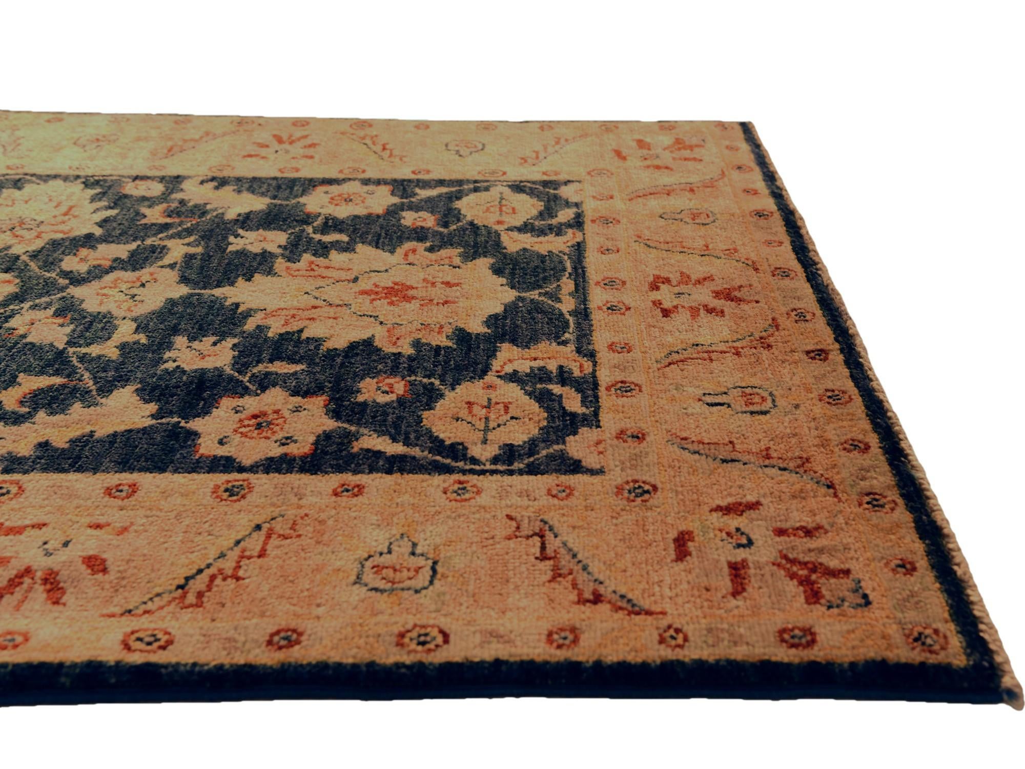 80cm x 120cm Hand Knotted Ziegler Rug