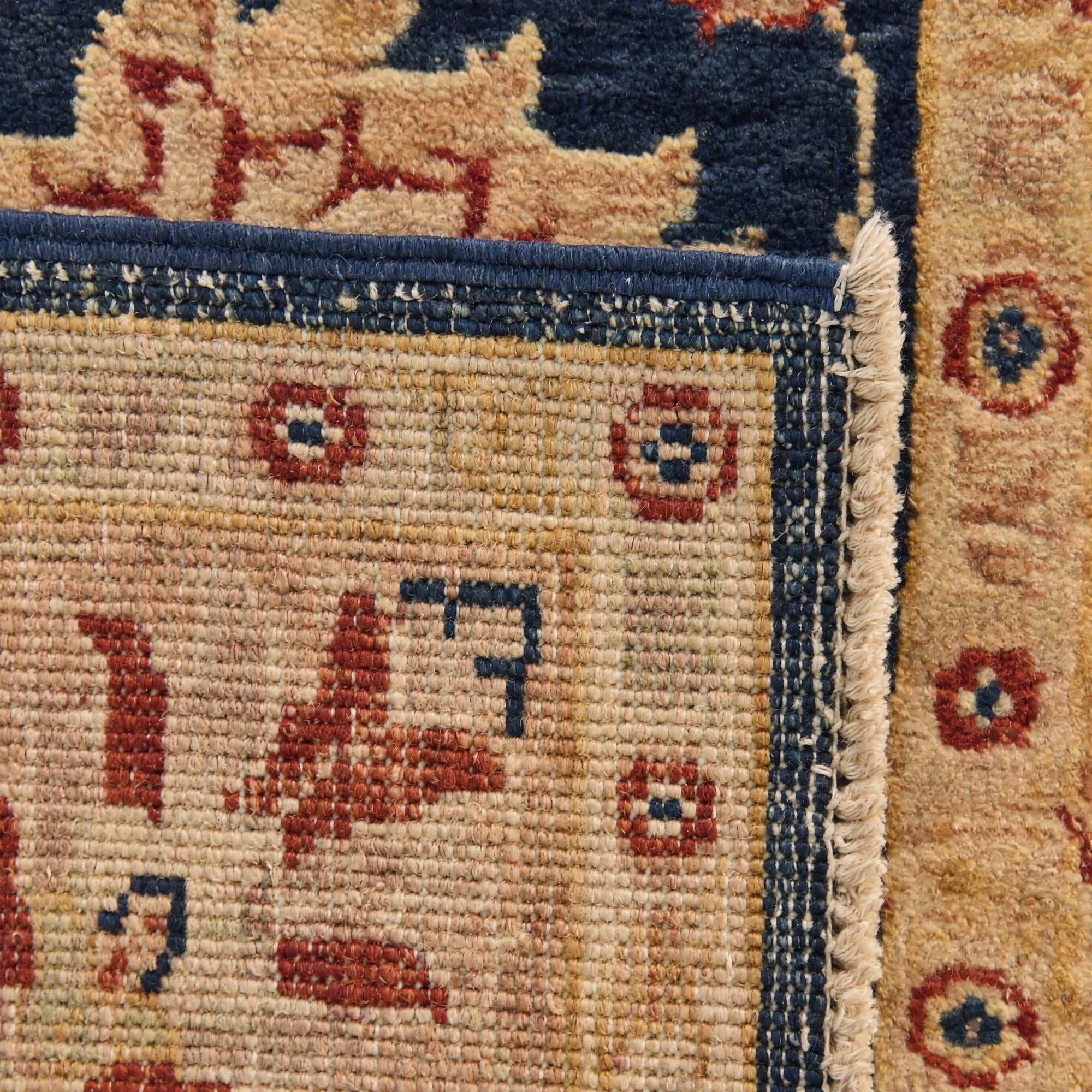 80cm x 120cm Hand Knotted Ziegler Rug