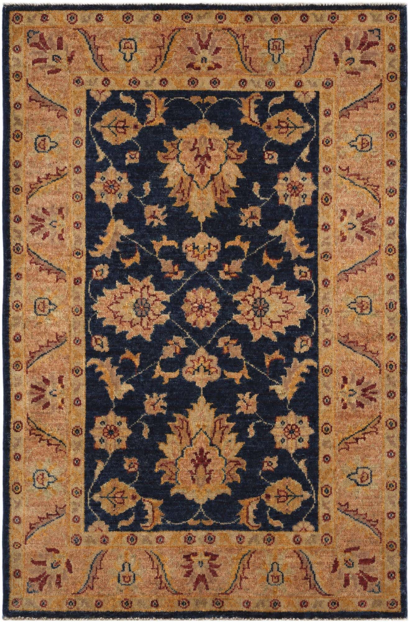 2' 7 x 4' Hand Knotted Ziegler Rug