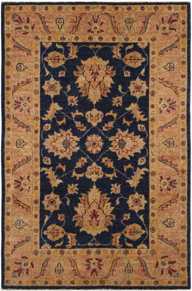 2' 7 x 4' Hand Knotted Ziegler Rug