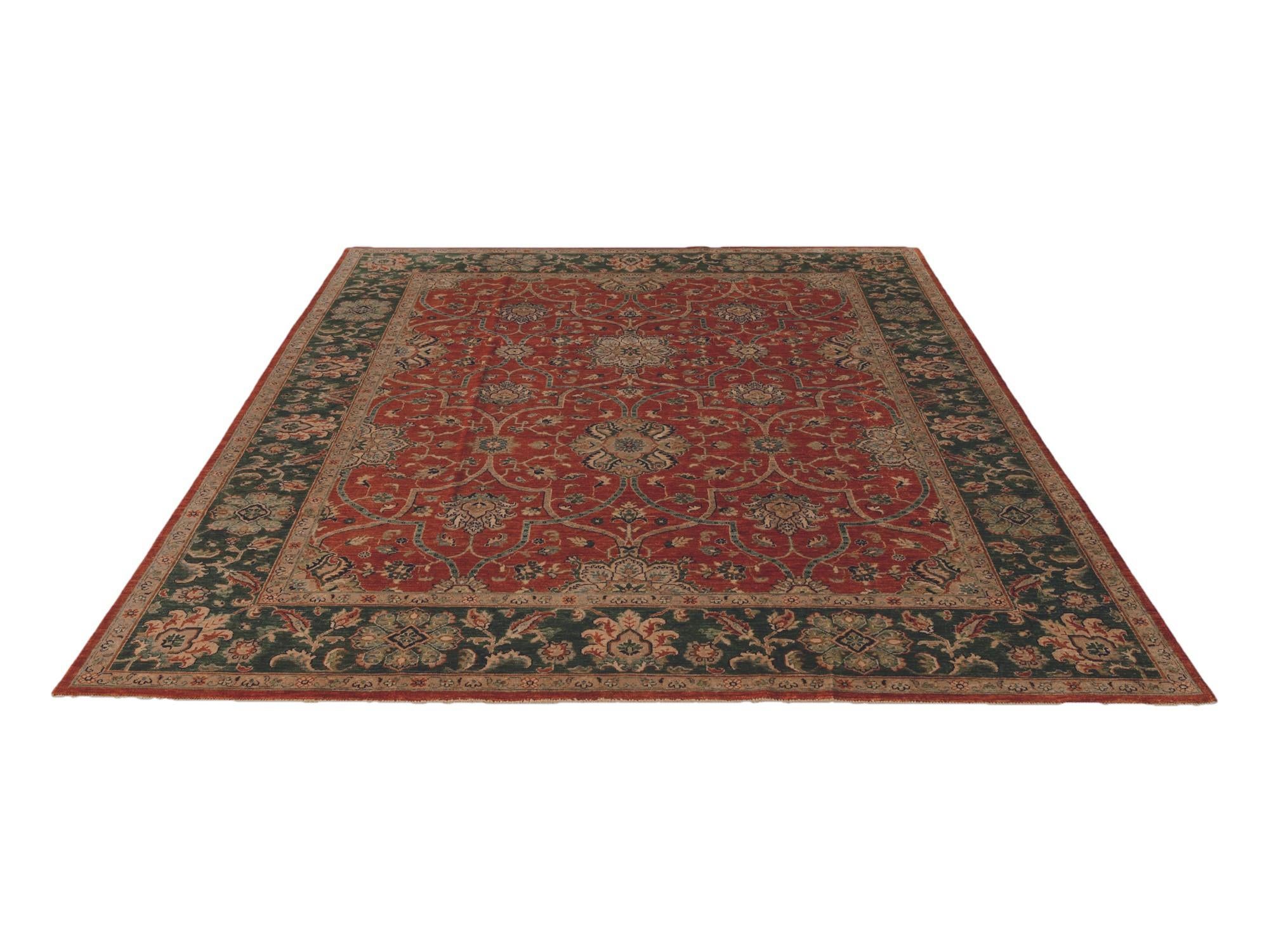 8' 2 x 10' 5 Hand Knotted Ziegler Rug