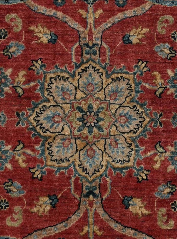 Detail image of 8' 2 x 10' 5 Hand Knotted Ziegler Rug
