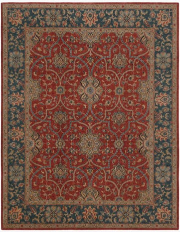 8' 2 x 10' 5 Hand Knotted Ziegler Rug