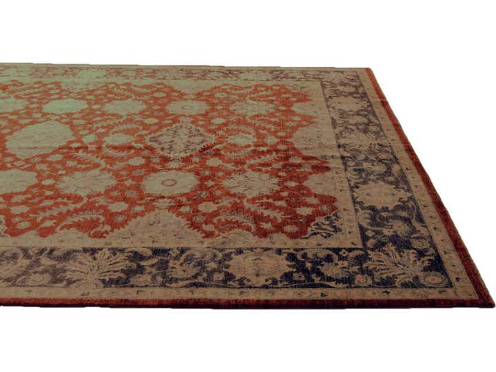 8' 10 x 12' Hand Knotted Ziegler Rug