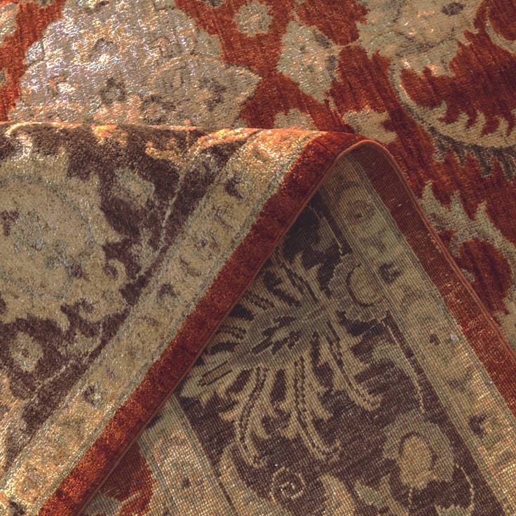 Detail image of 8' 10 x 12' Hand Knotted Ziegler Rug
