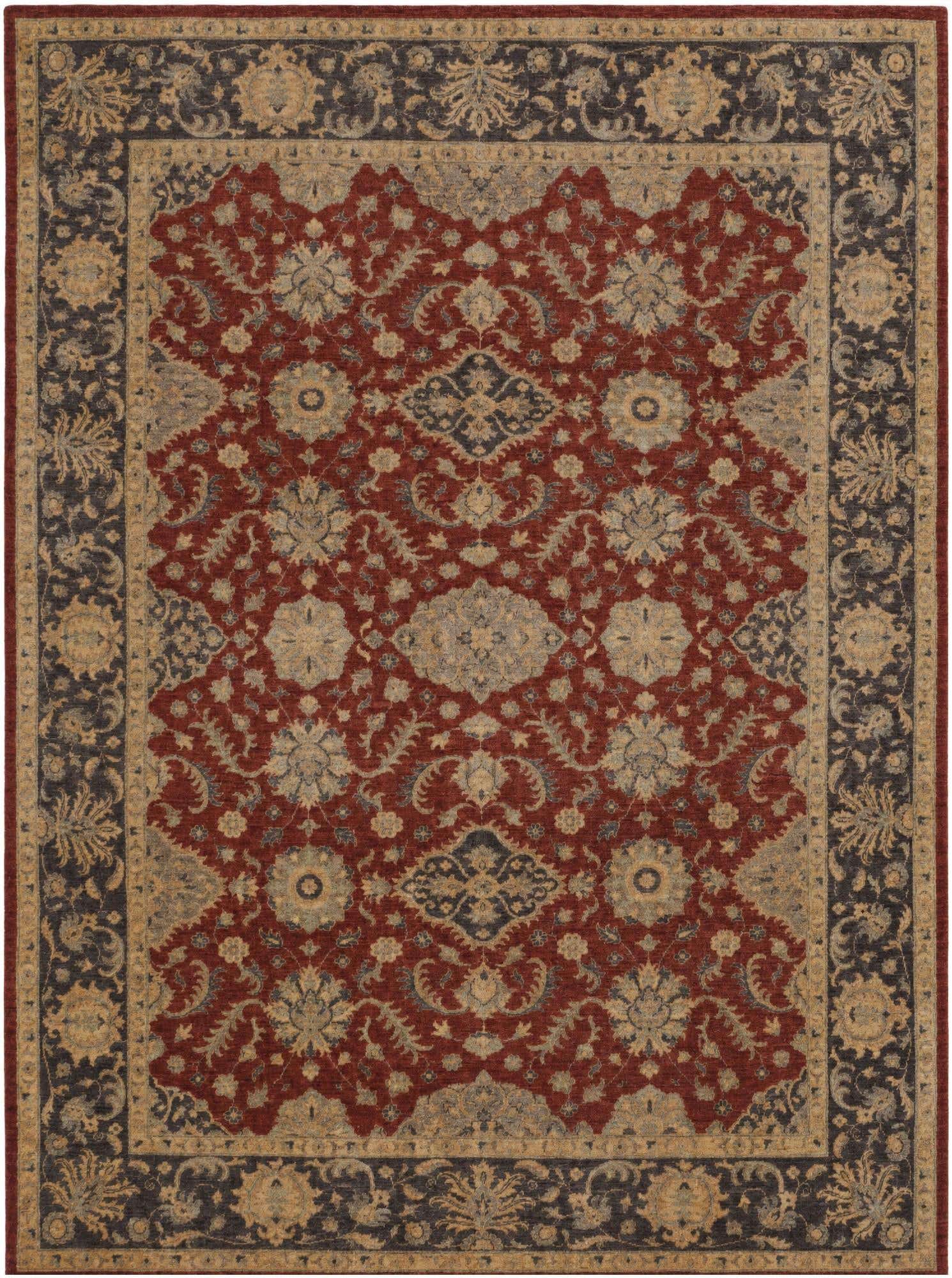 8' 10 x 12' Hand Knotted Ziegler Rug