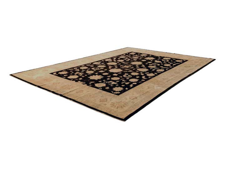 8' 11 x 12' 9 Hand Knotted Ziegler Rug