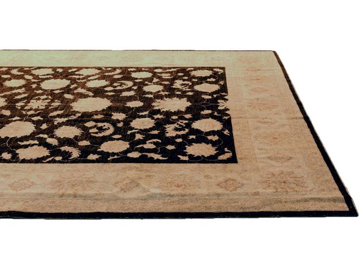 Detail image of 8' 11 x 12' 9 Hand Knotted Ziegler Rug