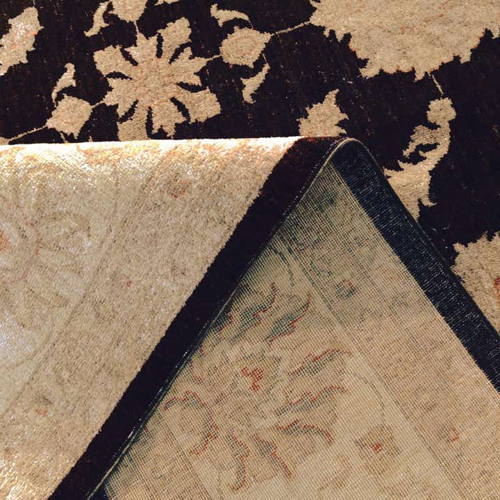 8' 11 x 12' 9 Hand Knotted Ziegler Rug