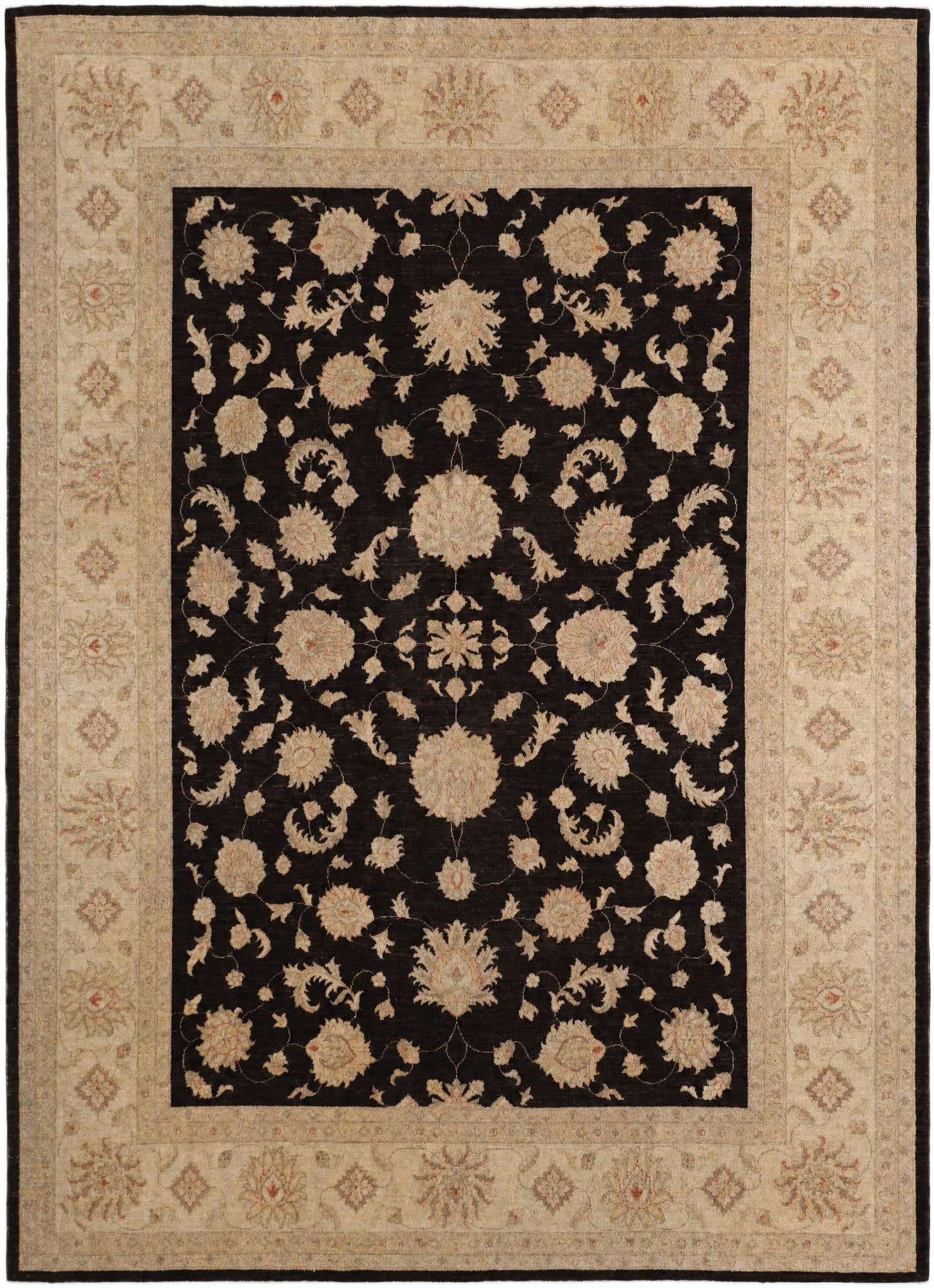 8' 11 x 12' 9 Hand Knotted Ziegler Rug