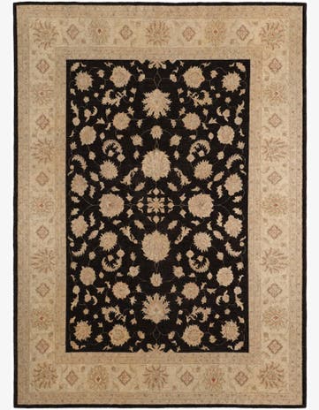 8' 11 x 12' 9 Hand Knotted Ziegler Rug