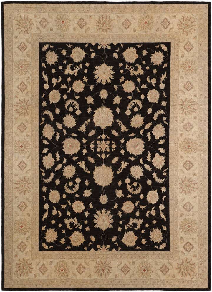8' 11 x 12' 9 Hand Knotted Ziegler Rug
