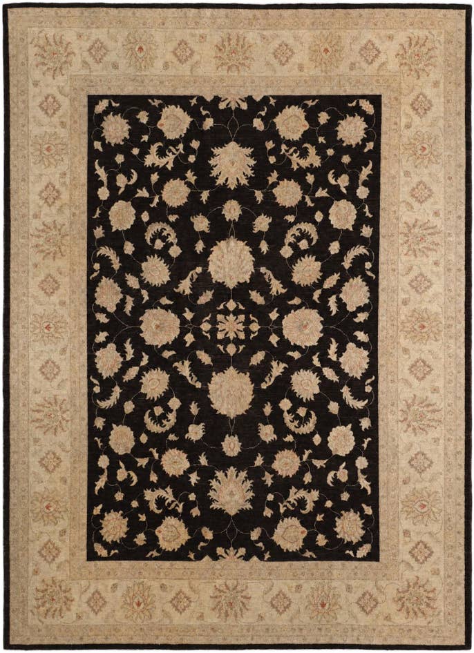 Vue détaillée : 270cm x 390cm Noué main Ziegler Tapis