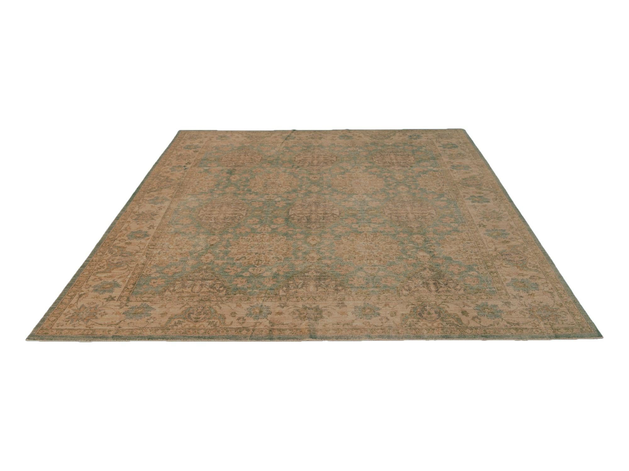 8' 11 x 10' 11 Hand Knotted Ziegler Rug