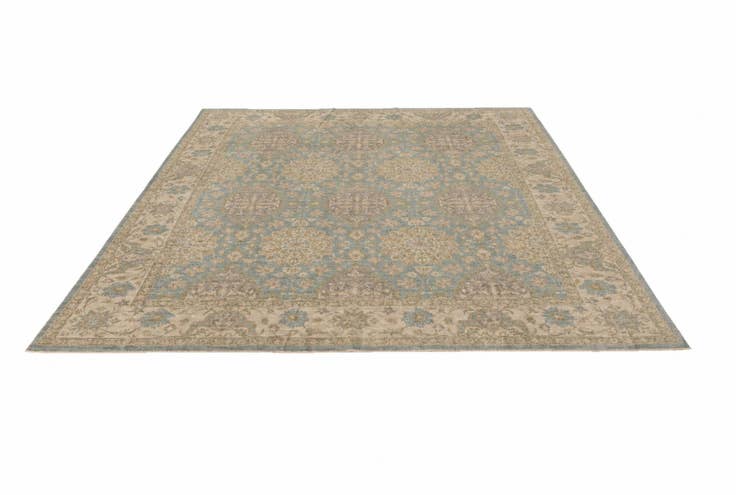 Detail image of 8' 11 x 10' 11 Hand Knotted Ziegler Rug