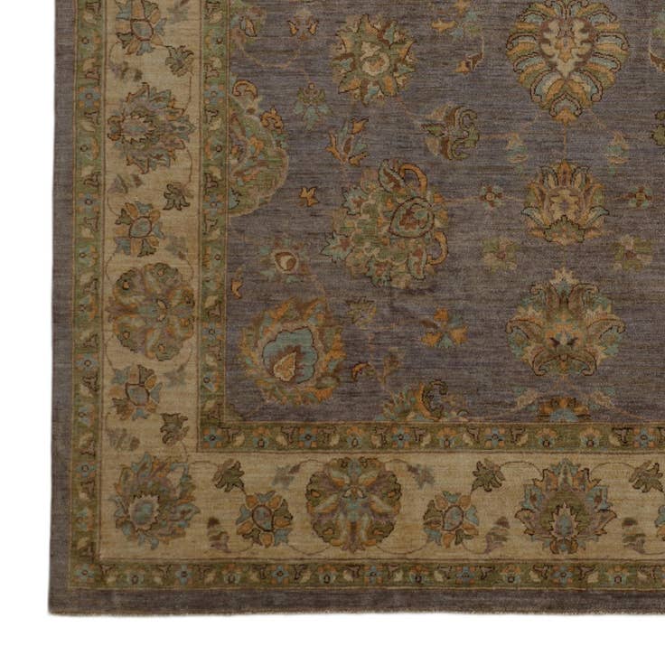 Detail image of 8' x 10' 5 Hand Knotted Ziegler Rug