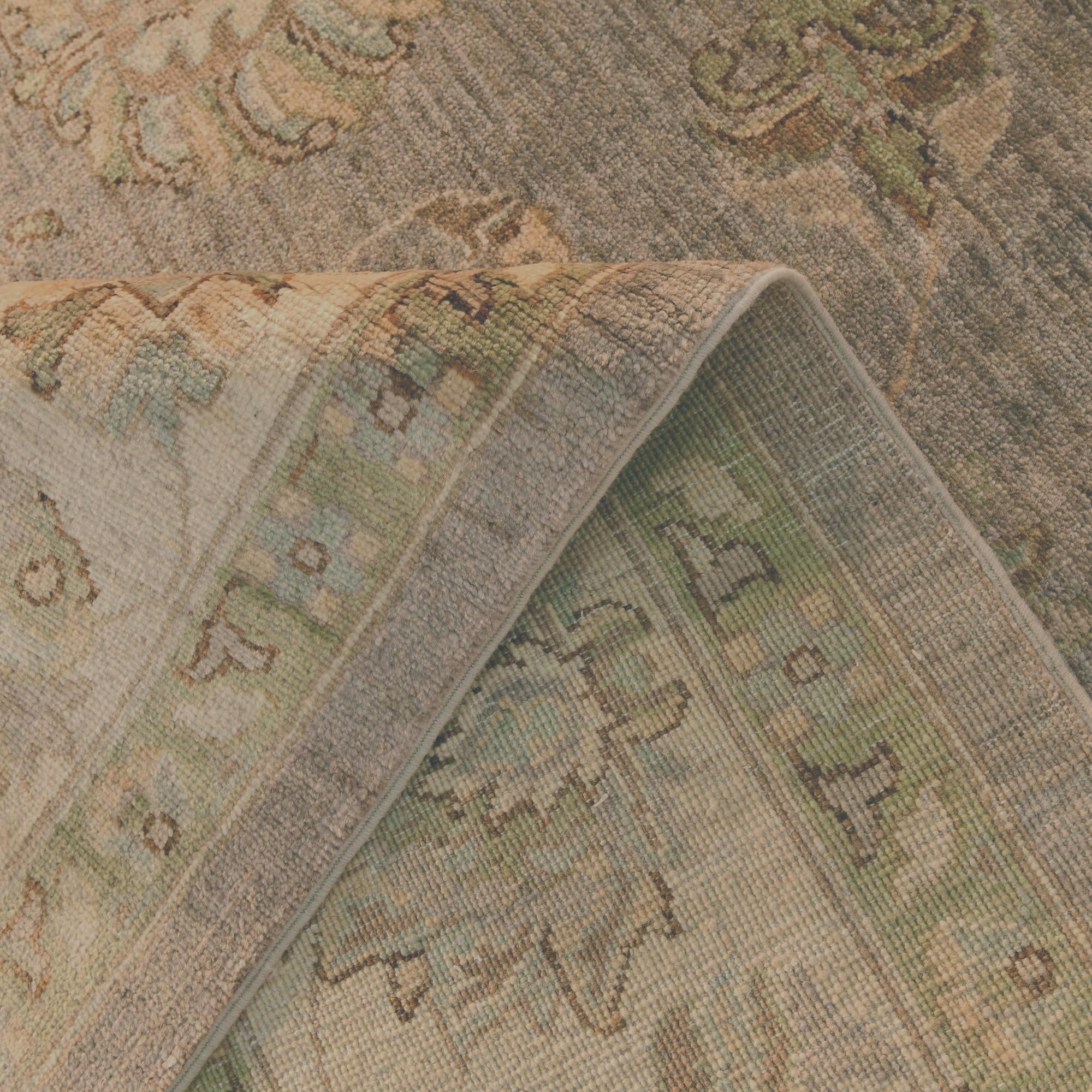 8' x 10' 5 Hand Knotted Ziegler Rug