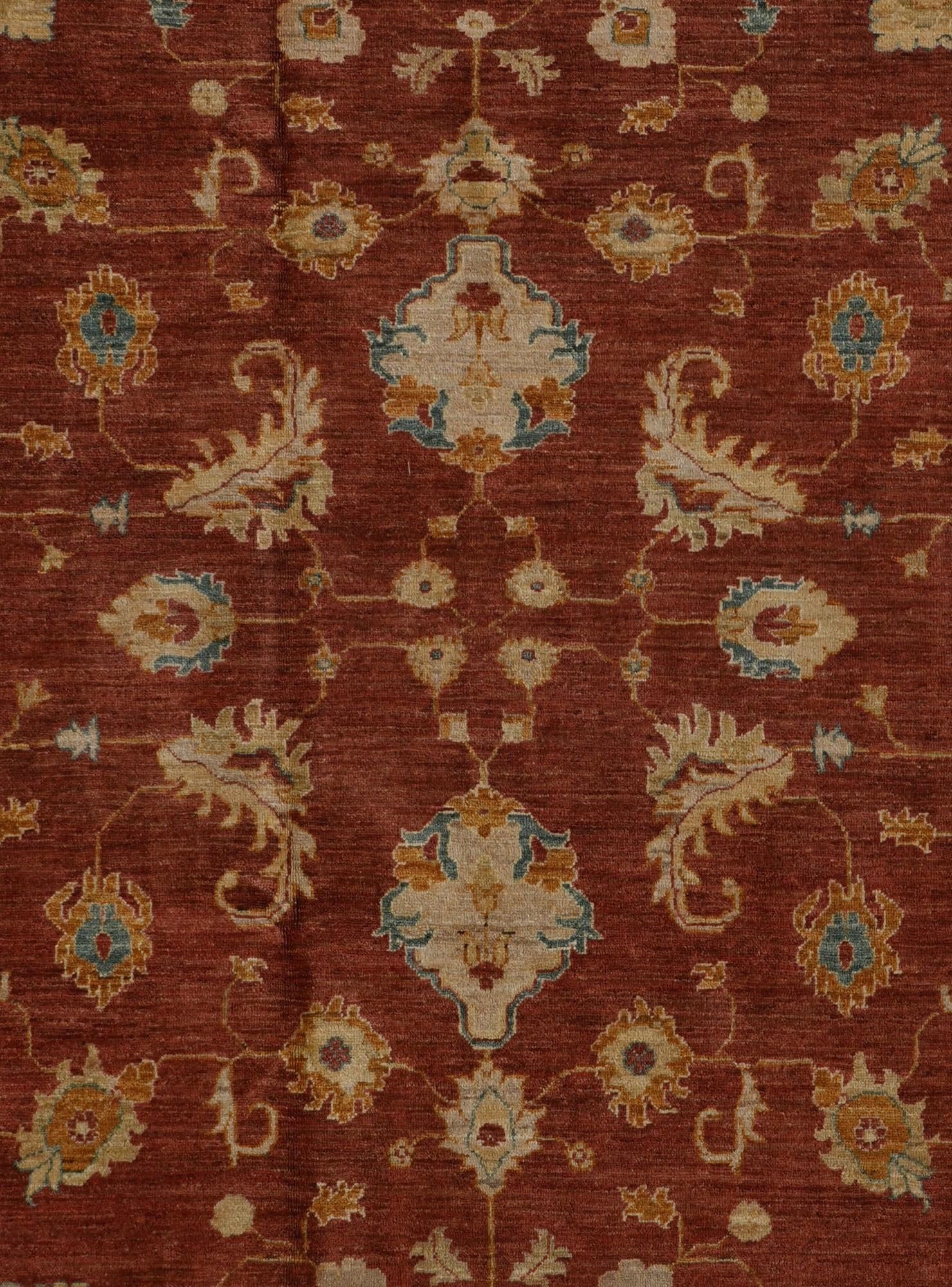 9' 1 x 12' Hand Knotted Ziegler Rug