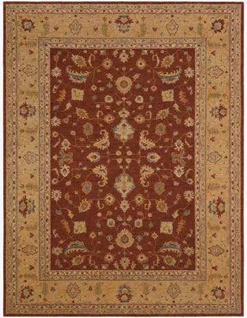 9' 1 x 12' Hand Knotted Ziegler Rug
