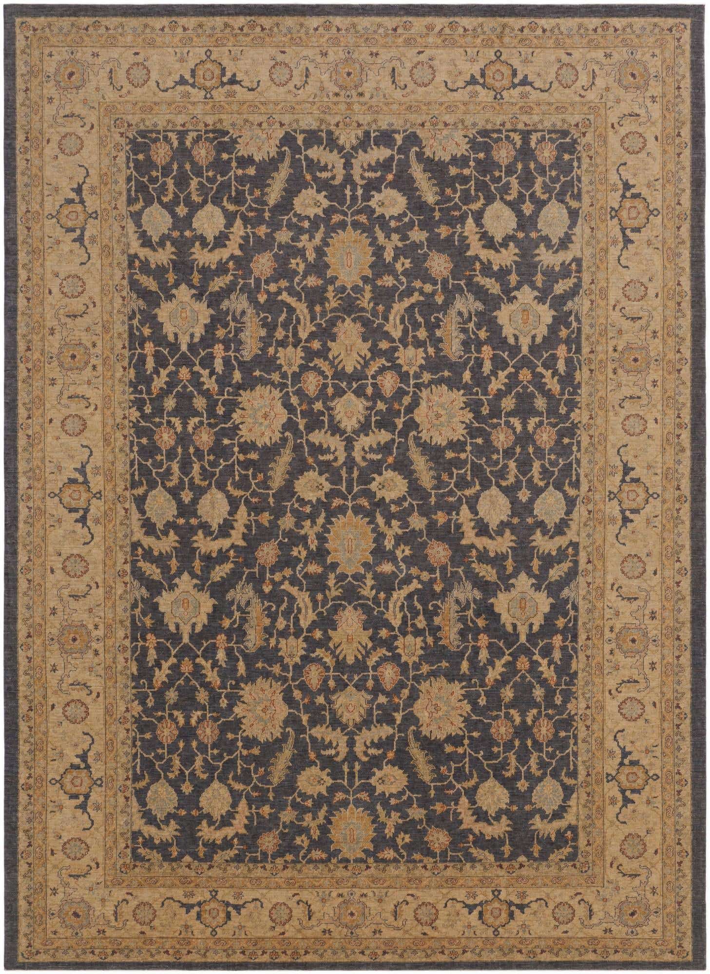 11' 7 x 15' 11 Hand Knotted Ziegler Rug