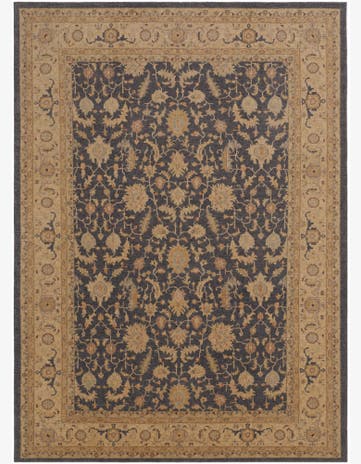 11' 7 x 15' 11 Hand Knotted Ziegler Rug