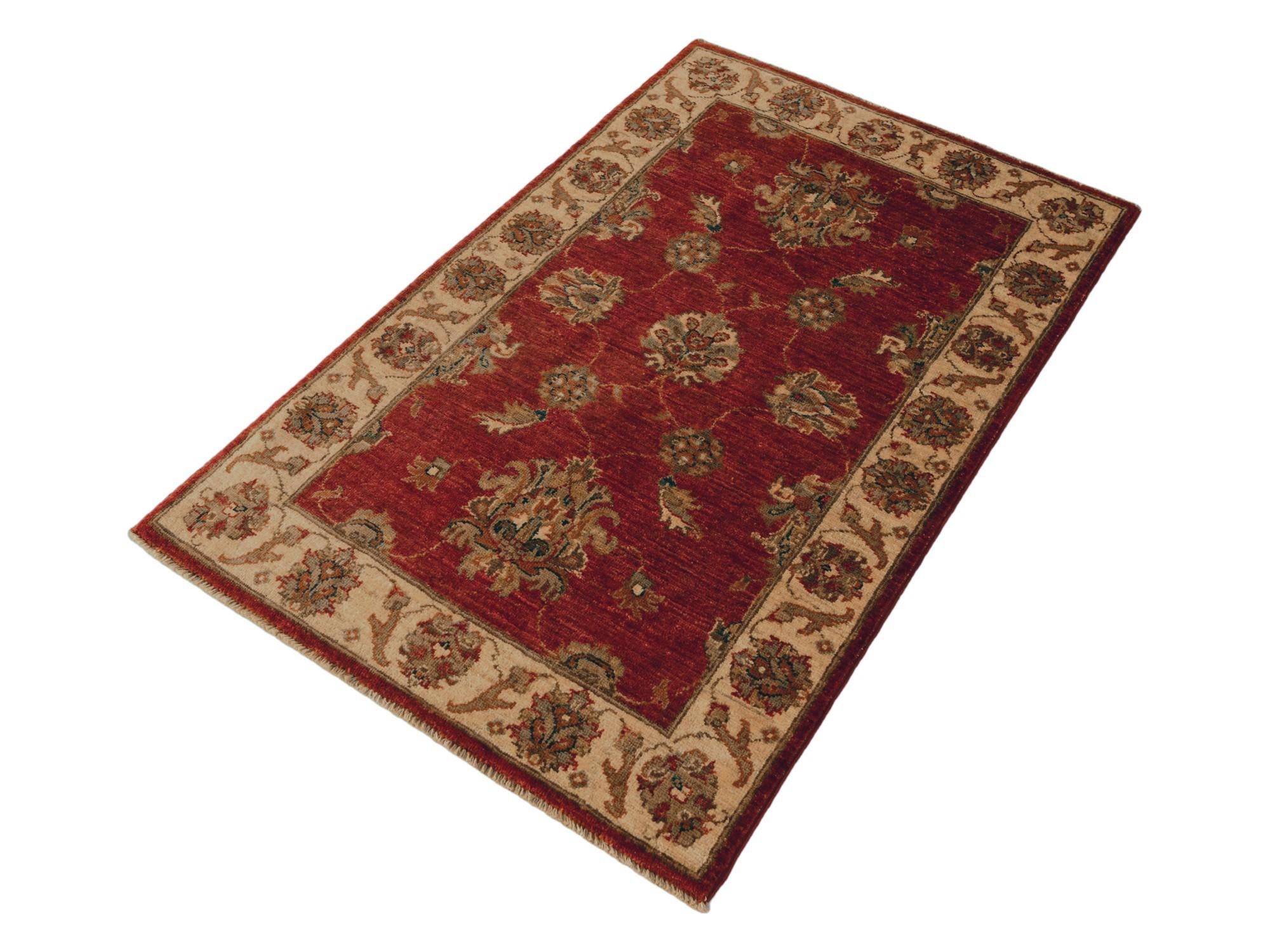 80cm x 125cm Hand Knotted Ziegler Rug