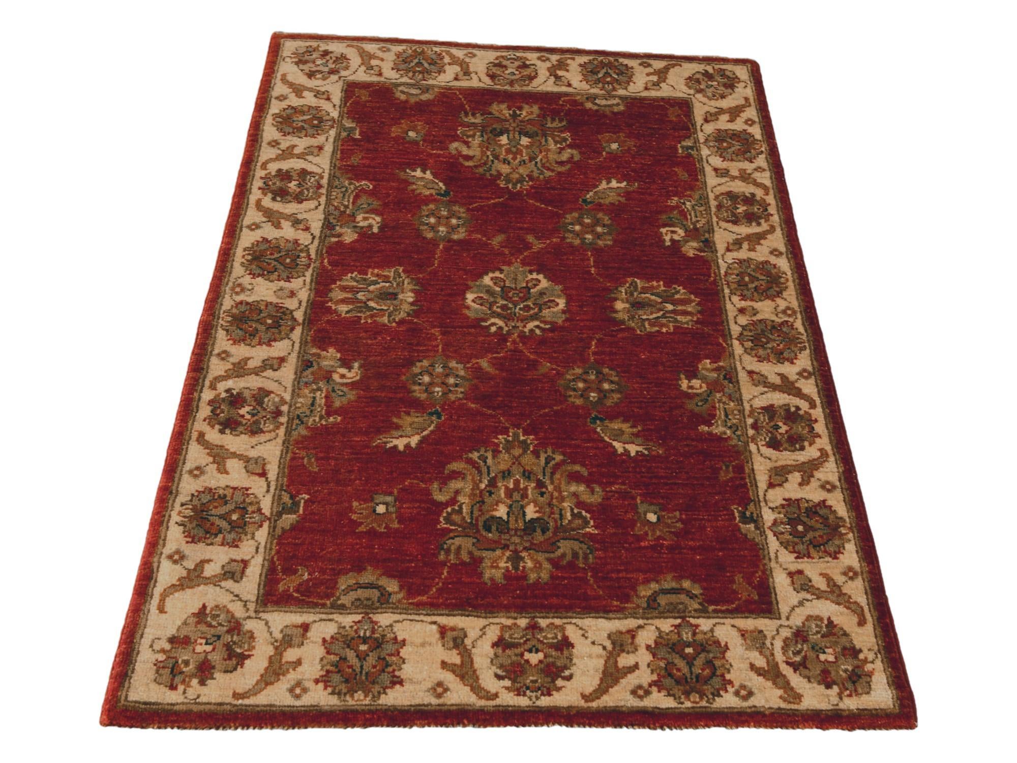 2' 8 x 4' 1 Hand Knotted Ziegler Rug