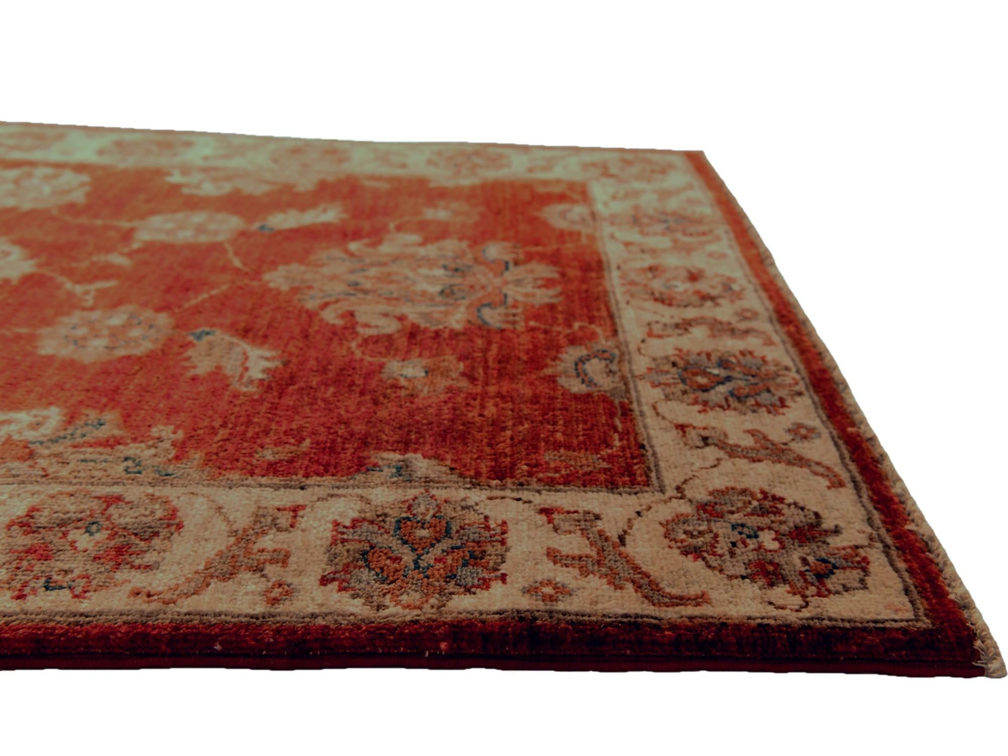 80cm x 125cm Hand Knotted Ziegler Rug