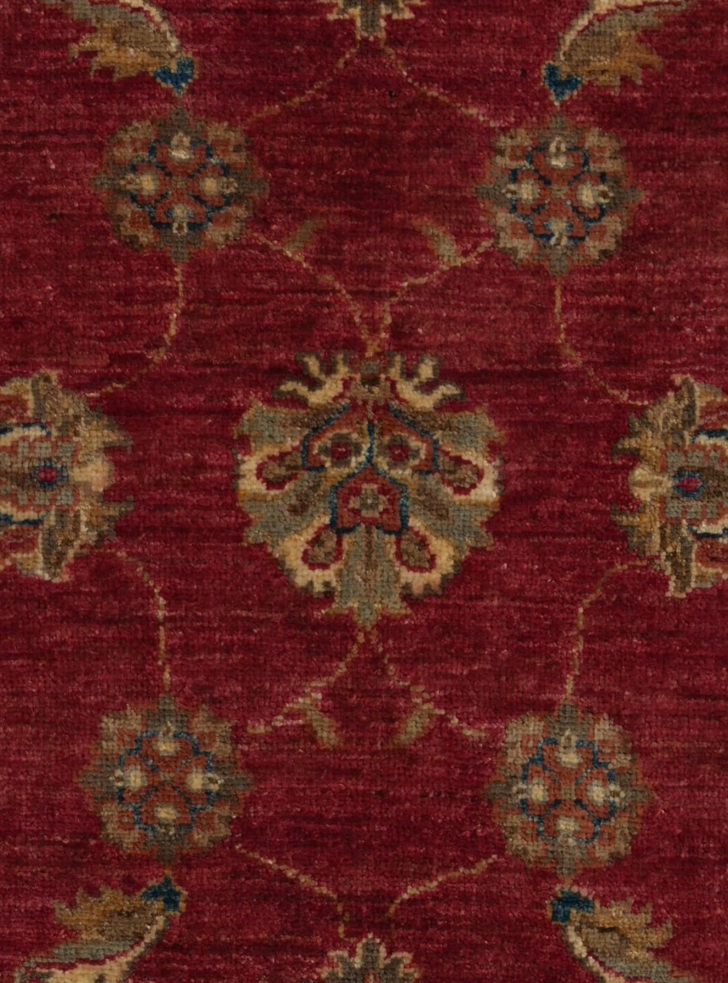 2' 8 x 4' 1 Hand Knotted Ziegler Rug