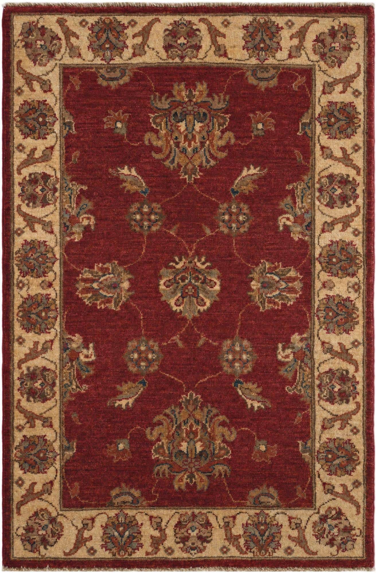 2' 8 x 4' 1 Hand Knotted Ziegler Rug