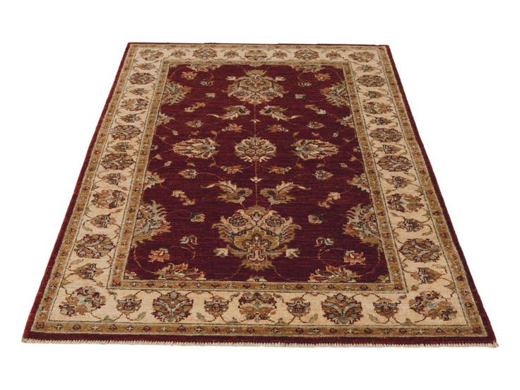 Detail image of 3' 4 x 5' 1 Hand Knotted Ziegler Rug