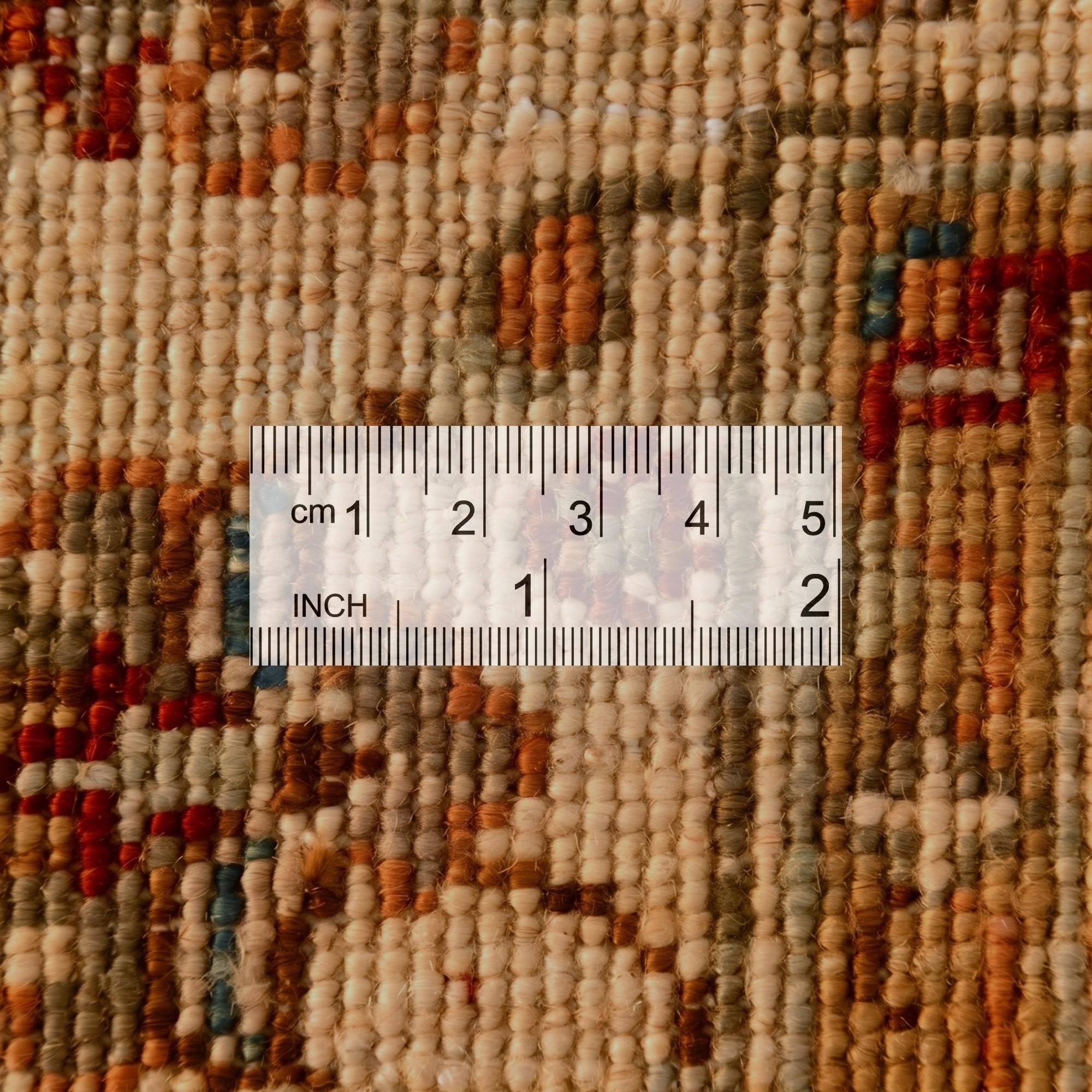 3' 4 x 5' 1 Hand Knotted Ziegler Rug