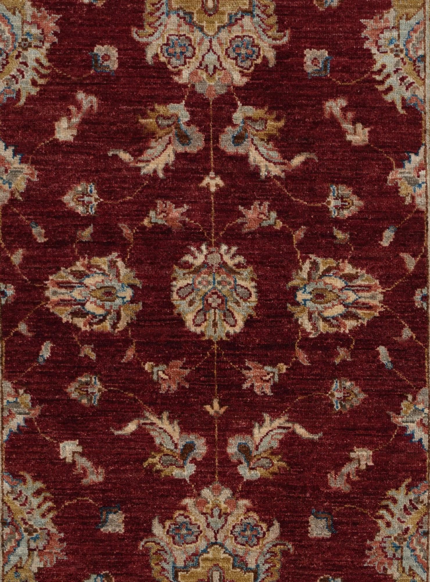3' 4 x 5' 1 Hand Knotted Ziegler Rug