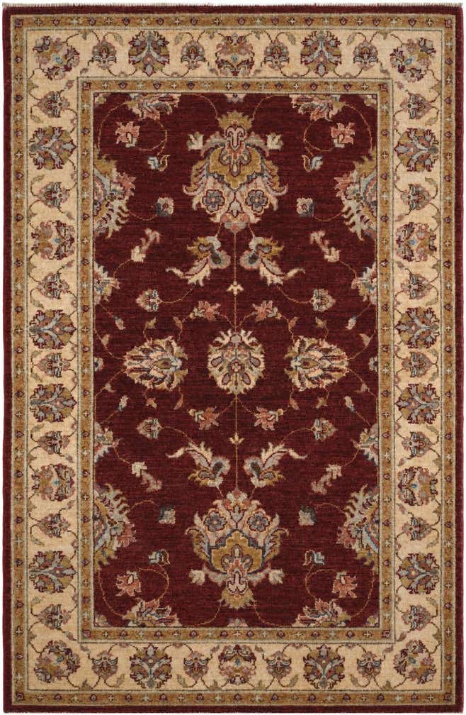 3' 4 x 5' 1 Hand Knotted Ziegler Rug