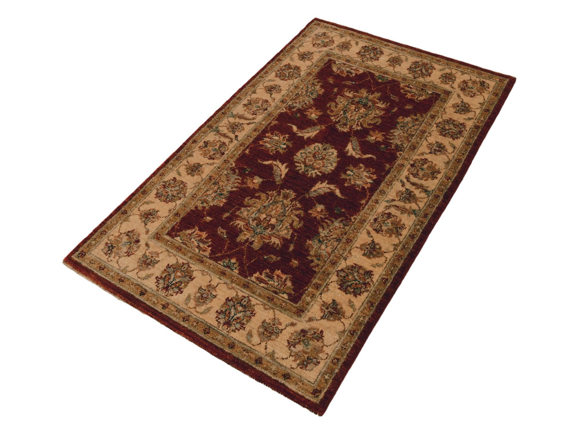 80cm x 125cm Hand Knotted Ziegler Rug