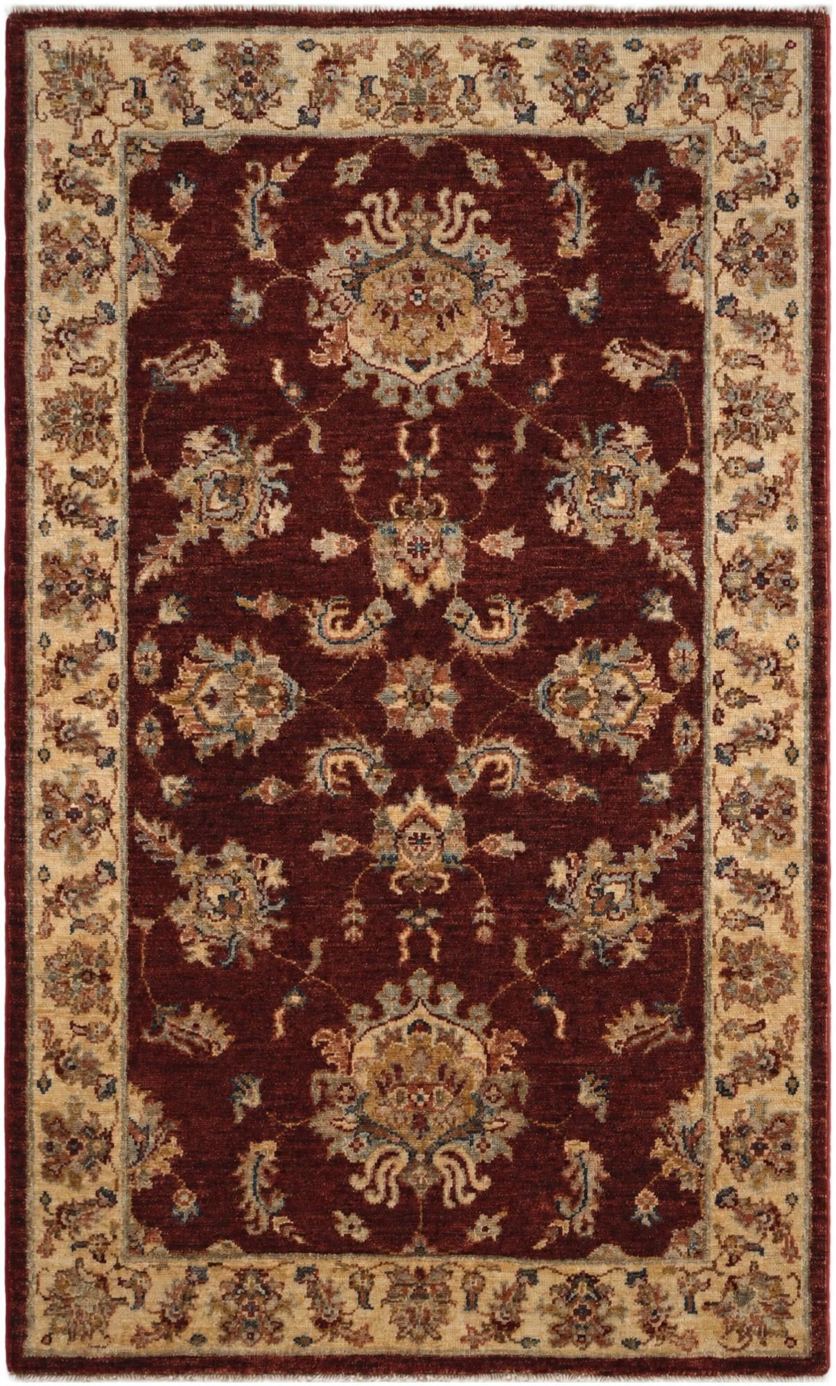 2' 11 x 4' 11 Hand Knotted Ziegler Rug