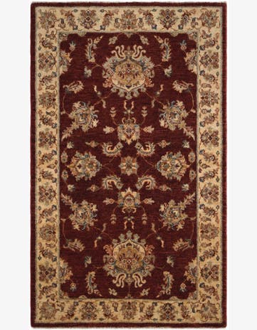 2' 11 x 4' 11 Hand Knotted Ziegler Rug