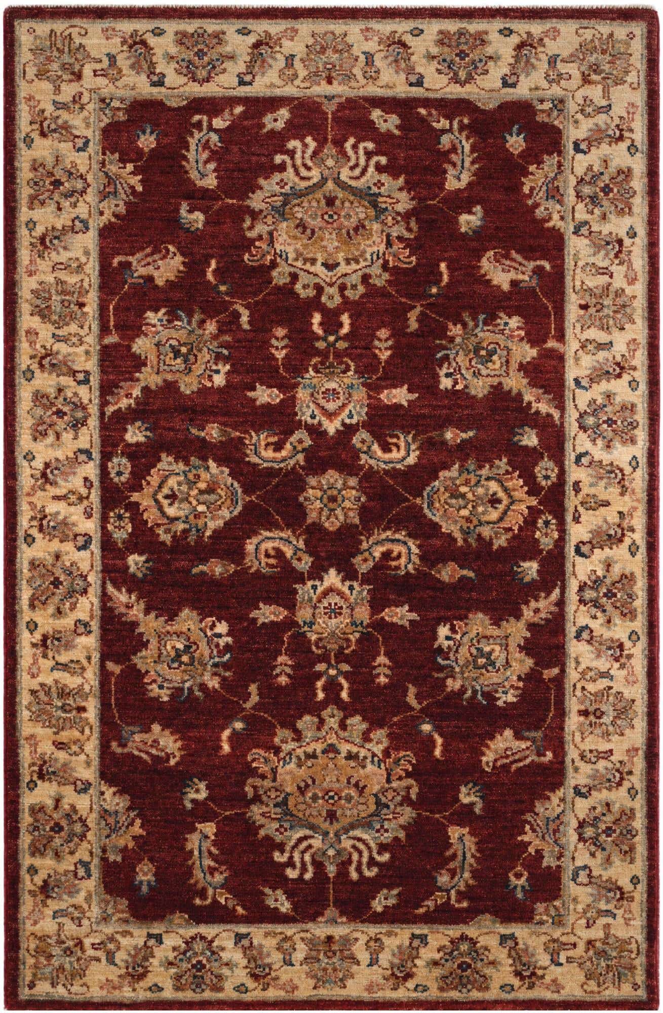 3' x 4' 7 Hand Knotted Ziegler Rug