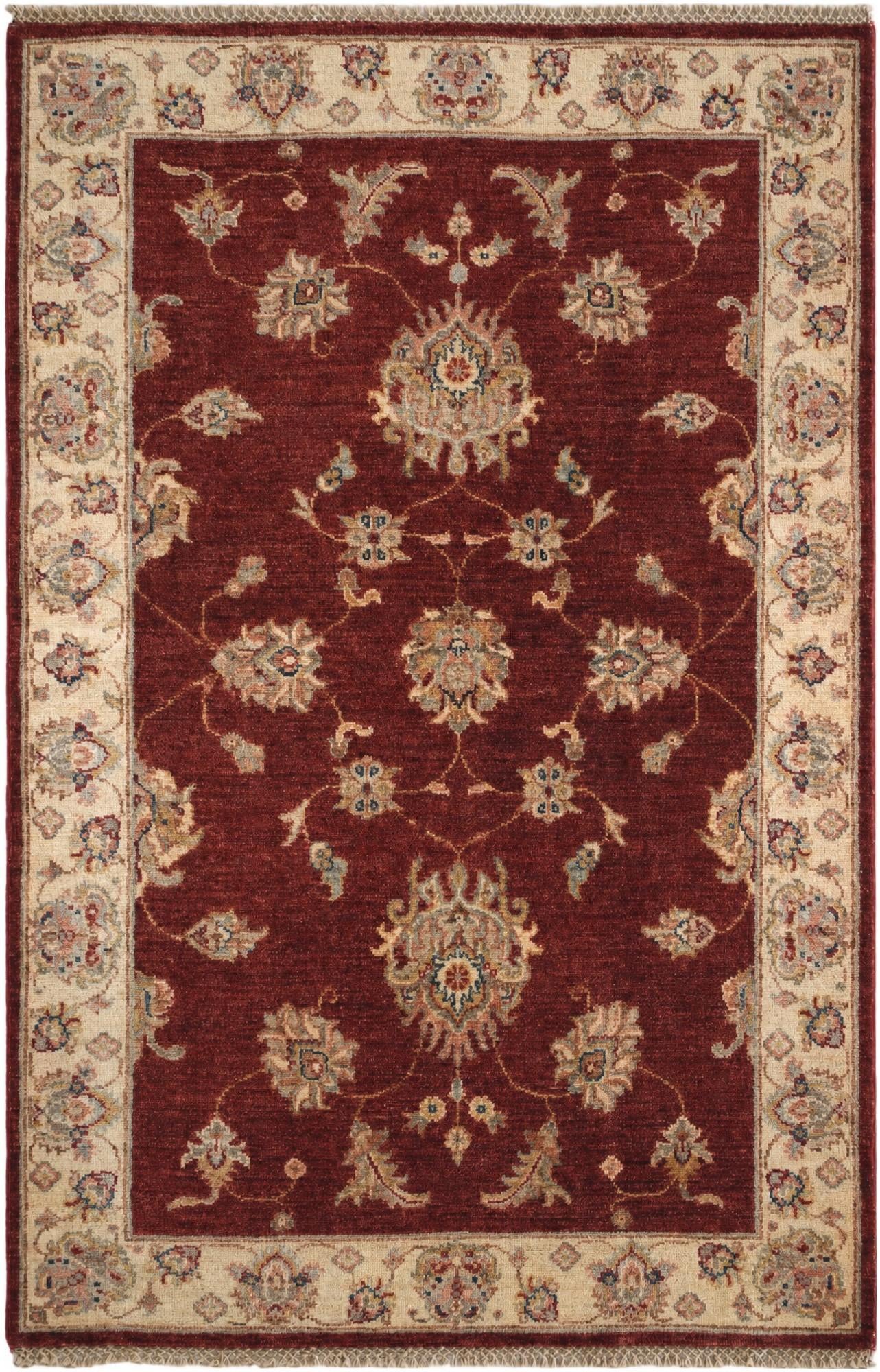 3' 3 x 4' 11 Hand Knotted Ziegler Rug