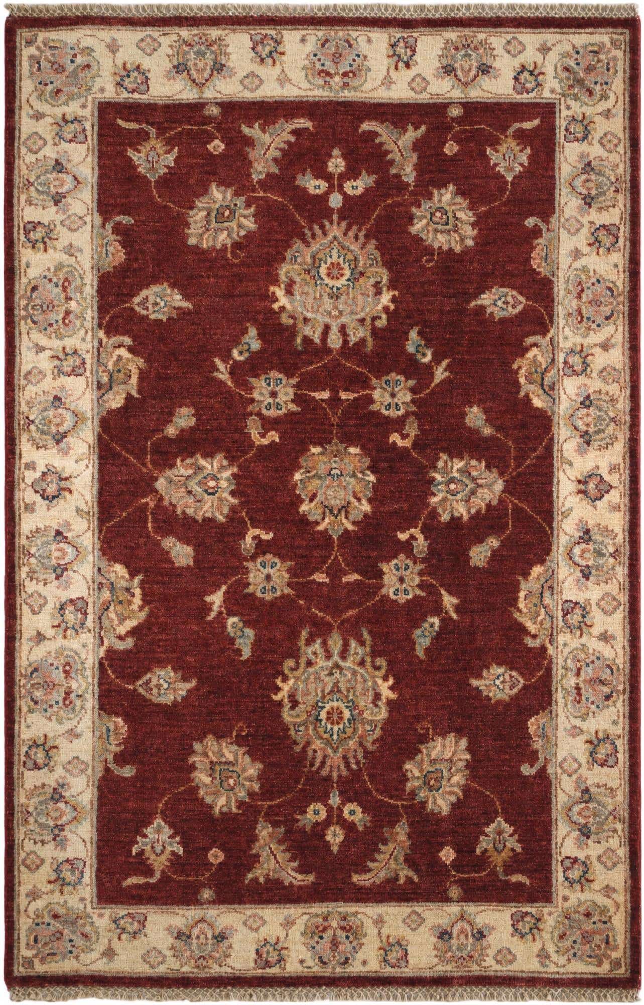 3' 3 x 4' 11 Hand Knotted Ziegler Rug