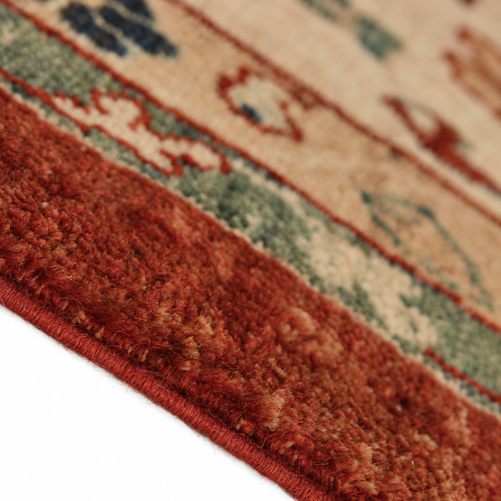 8' 11 x 11' 10 Hand Knotted Ziegler Rug