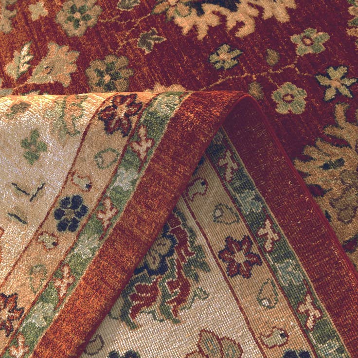 Detail image of 8' 11 x 11' 10 Hand Knotted Ziegler Rug