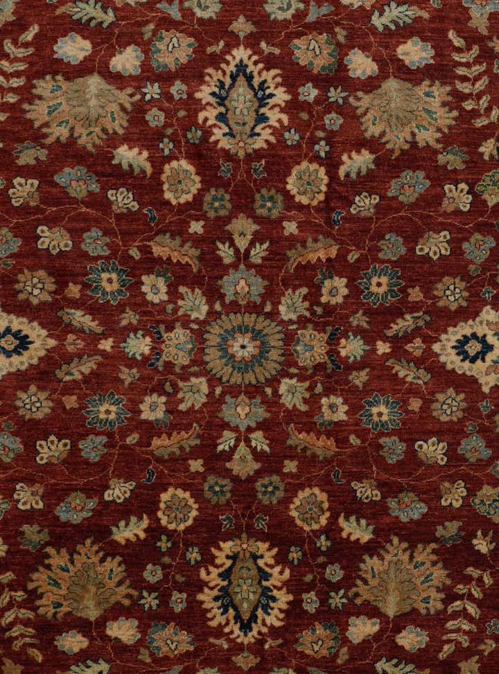 8' 11 x 11' 10 Hand Knotted Ziegler Rug