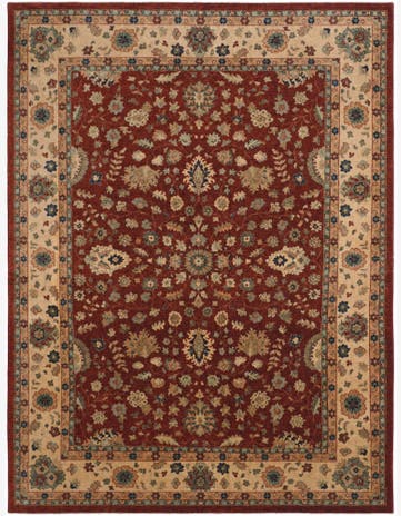 8' 11 x 11' 10 Hand Knotted Ziegler Rug
