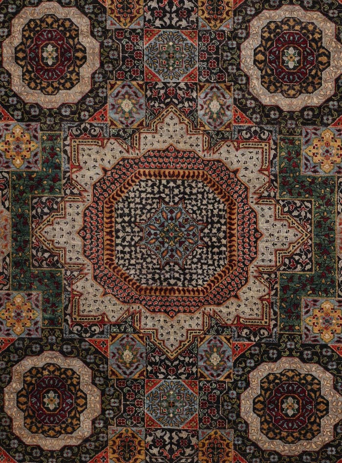 Detail image of 9' x 11' 11 Hand Knotted Ziegler Rug