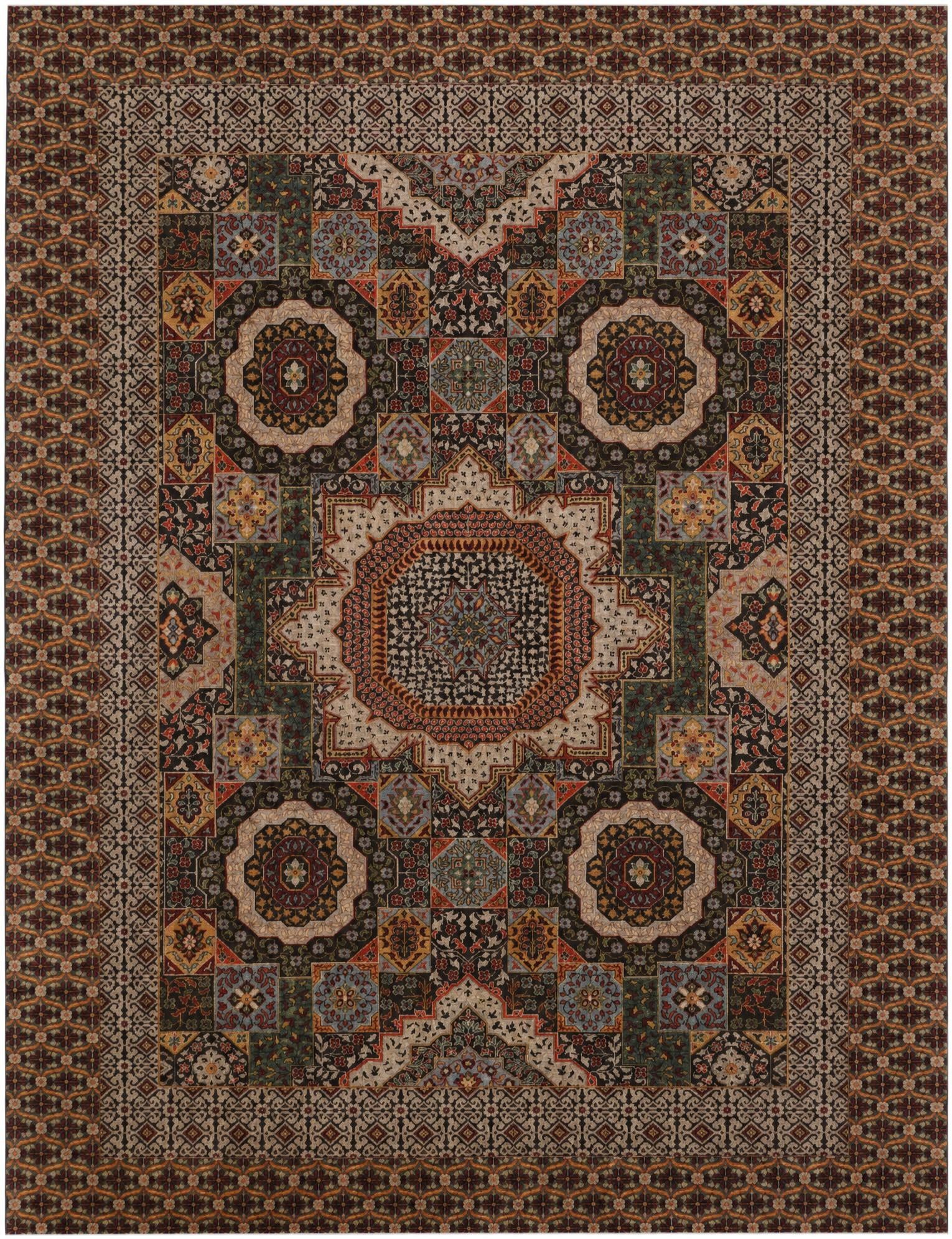9' x 11' 11 Hand Knotted Ziegler Rug