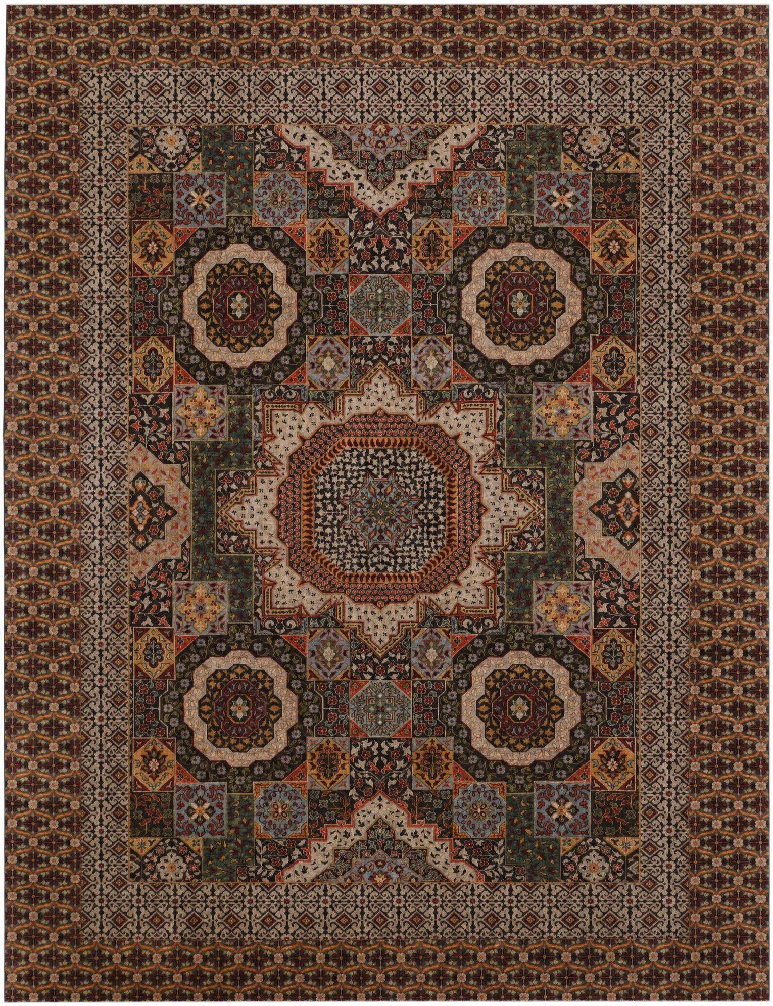 9' x 11' 11 Hand Knotted Ziegler Rug