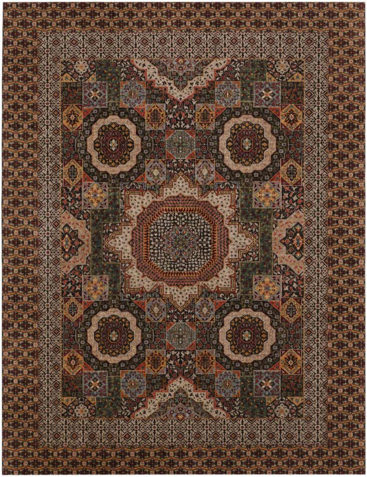 9' x 11' 11 Hand Knotted Ziegler Rug
